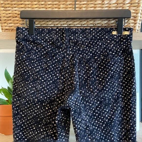 Anthropologie Pilcro Letterpress Serif Corduroy Skinny Pants Black Pattern 26 - Picture 6 of 10